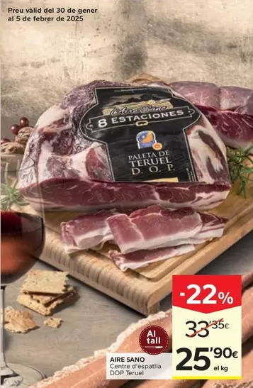 Oferta de Aire Sano - Centre D'Espatlla DOP por 25,9€ en Caprabo