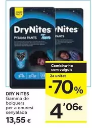 Oferta de DryNites - Gamma De Bolquers Per A Enuresi Senyalada por 13,55€ en Caprabo