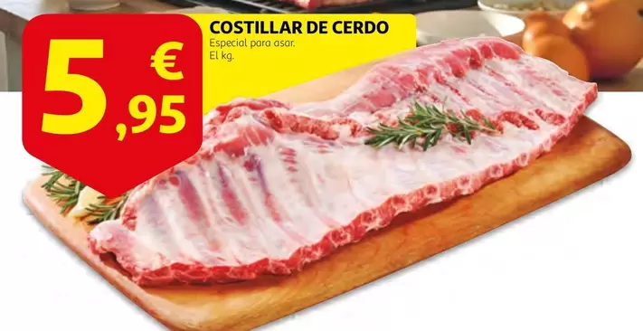 Oferta de Costillar De Cerdo por 5,95€ en Alcampo