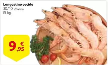 Oferta de Langostino Cocido por 9,95€ en Alcampo