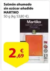 Oferta de Martiko - Salmón Ahumado Sin Azúcar Añadido por 2,69€ en Alcampo