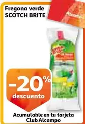 Oferta de Scotch-Brite - Fregona Verde en Alcampo