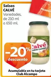 Oferta de Calvé - Salsas en Alcampo