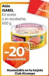 Oferta de Isabel - Atun en Alcampo