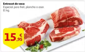 Oferta de Entrecot De Vaca por 15,95€ en Alcampo