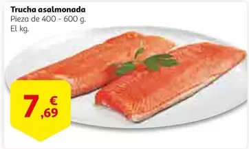 Oferta de Trucha Asalmonada por 7,69€ en Alcampo