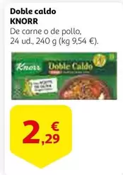 Oferta de Knorr - Doble Caldo por 2,29€ en Alcampo