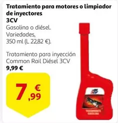 Oferta de 3CV - Tratamiento Para Motores O Limpiador De Inyectores por 7,99€ en Alcampo