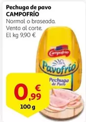 Oferta de Campofrío - Pechuga De Pavo por 0,99€ en Alcampo