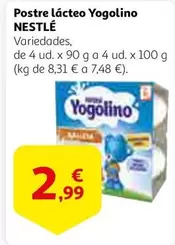 Oferta de Nestlé - Postre Lacteo Yogolino por 2,99€ en Alcampo