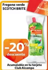 Oferta de Scotch-Brite - Fregona Verde en Alcampo