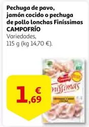 Oferta de Campofrío - Pechuga De Pavo por 1,69€ en Alcampo