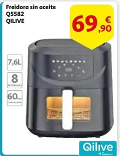 Oferta de Qilive - Freidora Sin Aceite Q5582 por 69,9€ en Alcampo