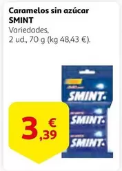 Oferta de Smint - Caramelos Sin Azucar por 3,39€ en Alcampo