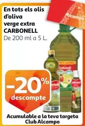 Oferta de Carbonell - En Tots Els Olis D'oliva Verge Extra en Alcampo