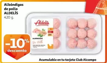 Oferta de Aldelis - Albondigas De Pollo en Alcampo