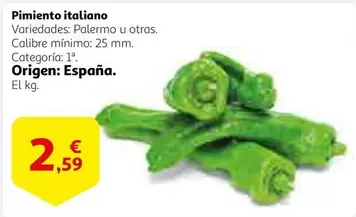 Oferta de Palermo - Pimiento Italiano por 2,59€ en Alcampo