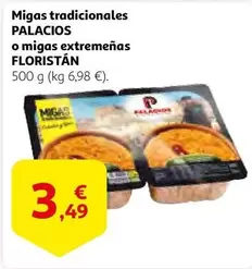 Oferta de Palacios - Migas Tradicionales por 3,49€ en Alcampo