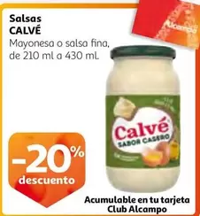 Oferta de Calvé - Salsas en Alcampo