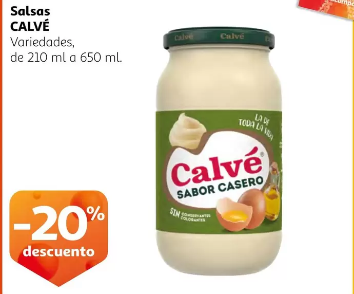 Oferta de Calvé - Salsas en Alcampo