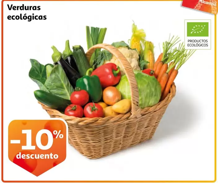 Oferta de Verduras Ecologicas en Alcampo