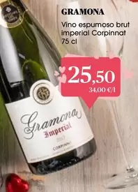 Oferta de Gramona - Vino Espumoso Brut Imperial por 25,5€ en Supermercados Plaza