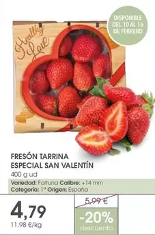 Oferta de San - Fresón Tarrina Especial por 4,79€ en Supermercados Plaza