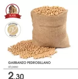 Oferta de Garbanzo Pedrosillano por 2,3€ en Supermercados Plaza