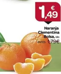 Oferta de Naranja Clementina por 1,49€ en Supermercados El Jamón