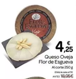 Oferta de Flor De Esgueva - Queso Oveja por 4,25€ en Supermercados El Jamón