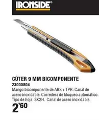 Oferta de Ironside - Cúter 9 Mm Bicomponente  por 2,6€ en Ferrcash