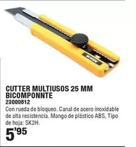 Oferta de Ironside - Cutter Multiusos 25 Mm Bicomponnte por 5,95€ en Ferrcash