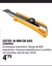 Oferta de Ironside - Cuter 18 Mm En Abs  por 4,75€ en Ferrcash