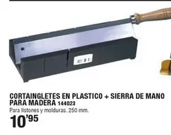 Oferta de Ironside - Cortaingletes En Plastico + Sierra De Mano Para Madera por 10,95€ en Ferrcash