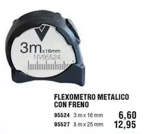 Oferta de Flexometro Metalico Con Freno por 12,95€ en Ferrcash