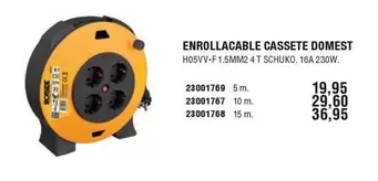 Oferta de Ironside - Enrollacable Cassette Domest por 19,95€ en Ferrcash