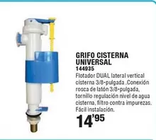 Oferta de Grifo Cisterna Universal por 14,95€ en Ferrcash