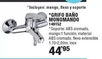 Oferta de Grifo Baño Monomando  por 44,95€ en Ferrcash