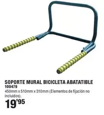 Oferta de Soporte Mural Bicicleta Abatatible por 19,95€ en Ferrcash