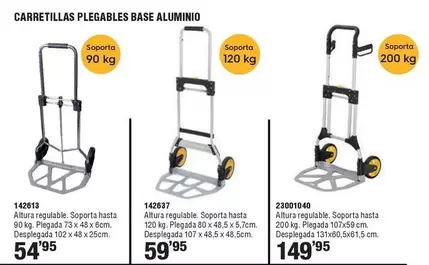 Oferta de Ironside - Carretillas Plegables por 54,95€ en Ferrcash