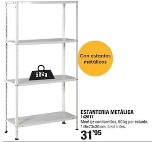 Oferta de Ironside - Estanteria Metálica por 31,95€ en Ferrcash