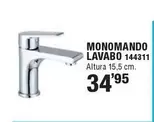 Oferta de Monomando Lavabo por 34,95€ en Ferrcash