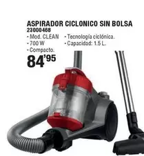 Oferta de Ambit - Aspirador Ciclonico Sin Bolsa  por 84,95€ en Ferrcash