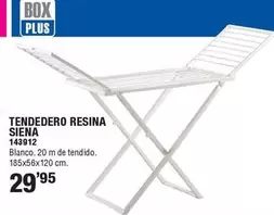 Oferta de Box Plus - Tendedero Resina Siena por 29,95€ en Ferrcash