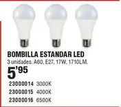 Oferta de Sonedas - Bombilla Estandar Led por 5,95€ en Ferrcash