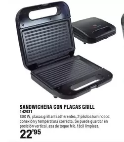 Oferta de Ambit - Sandwichera Con Placas Grill por 22,95€ en Ferrcash