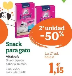 Oferta de Vitakraft - Snack Para Gato por 2,29€ en Tiendanimal