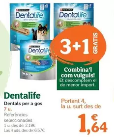 Oferta de Dentalife - Dentales Per A Gos por 2,19€ en Tiendanimal