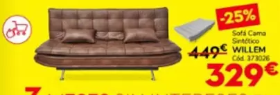 Oferta de Sofa Cama por 329€ en Conforama