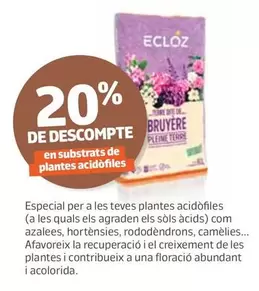 Oferta de Ecloz - Substrats De Plantes Acidofiles en Jardiland